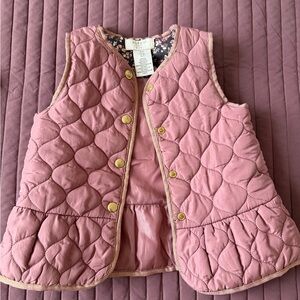 NWOT Aspen kids Girls Pink Quilted Vest